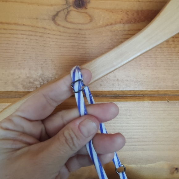 Charlie O. 💜 Kinnucan's Striped Maxi Dress Semi Wrap Boho Tassels Fringe Medium - Picture 4 of 12